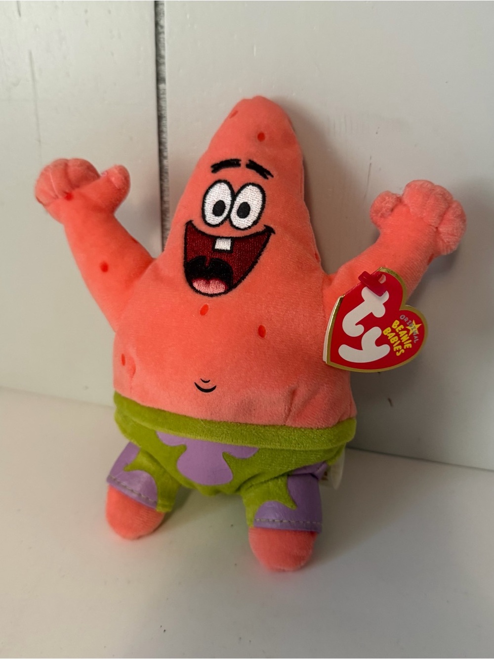 PATRICK STAR 7" TY BEANIE BABY - SPONGEBOB SQUAREPANTS 2006 NEW W/TAGS Best Buy
